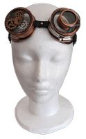 Steampunk Google Schweißerbrille Bronze Zahnräder Lupen Glas Leipzig - Sellerhausen-Stünz Vorschau