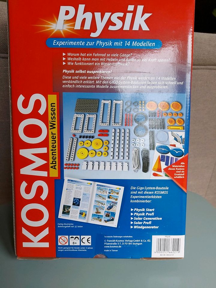 Physikexperimente von Komos original verpackt in Erlangen