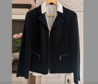 Damen Blazer Gerry Weber, Gr.42 / XL Denkelblau + Bluse Weiß TOP Schleswig-Holstein - Bornhöved Vorschau