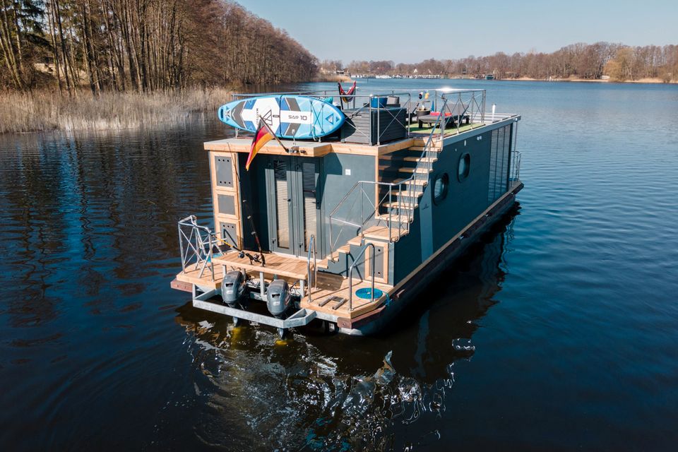 Hausboot mieten| My Seahouse 2 | Müritz |Führerscheinfrei in Buchholz (bei Röbel)