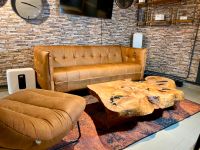 Vintage Kamelleder 3 er Couch Sahara Sofa Echt Leder Chesterfield Cognac braun Wohnzimmer Empfang Wartezimmer Kanzlei NEU Nordrhein-Westfalen - Schwalmtal Vorschau