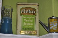 Blechdose um 1930 ARKÖ Bonbons Arno Kölbel Leipzig Reklame Thüringen - Gera Vorschau