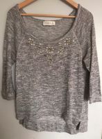 Shirt grau Pulli Glitzer Strass grau meliert Abercrombie & Fitch Nordrhein-Westfalen - Dinslaken Vorschau