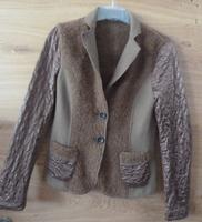 MARC CAIN Blazer Jacke braun N1 Gr 34 36 ? Materialmix Bayern - Bogen Niederbay Vorschau