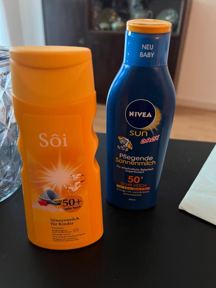 Sonnenmilch  für Kids 50+ Nivea und Sôi in Bergen auf Rügen