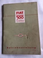 FÜR OLDTIMER: Betriebsanleitung für FIAT 500 TYP 110 Baden-Württemberg - Inzigkofen Vorschau