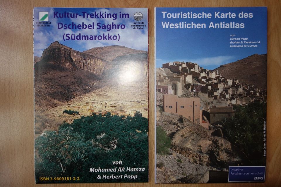 Wanderkarte, Kultur-Trekking im Dschebel Saghro, Südmarokko, neu in Heidelberg