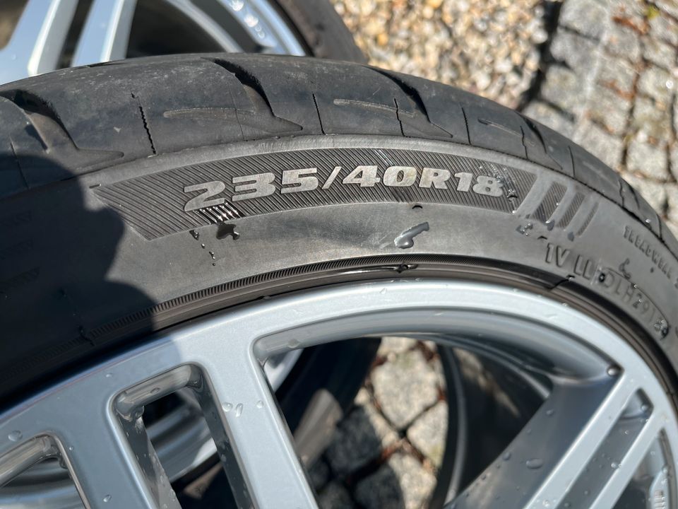 AMG Felgen 8,5 x 18 mit 235/40R18 Bridgestone ca. 6mm, nur Sommer in Freystadt