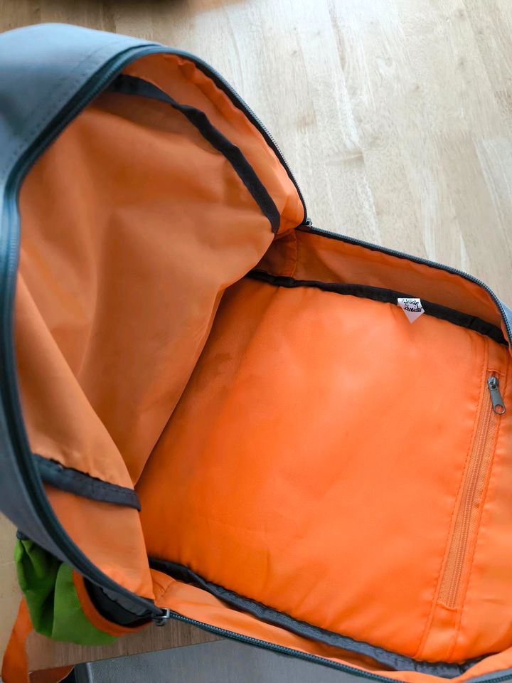 Haba Terra Kids Rucksack*  orange grün grau, gut bis sehr gut e in Philippsburg