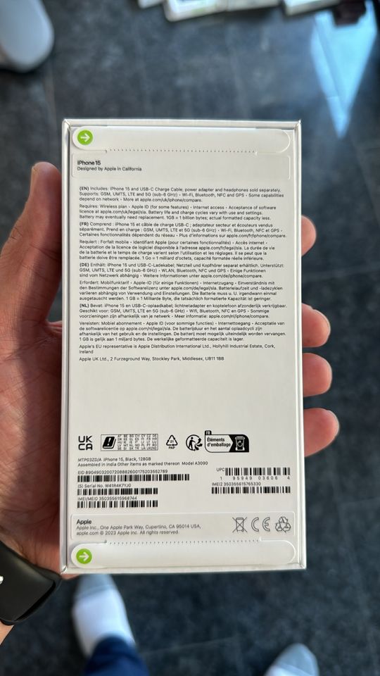 iPhone 15 128GB Schwarz NEU in Groß-Umstadt