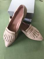 CLASSICO Ballerinas Slipper / Flats beige Gr. 39,5 echt Leder Bayern - Scheyern Vorschau