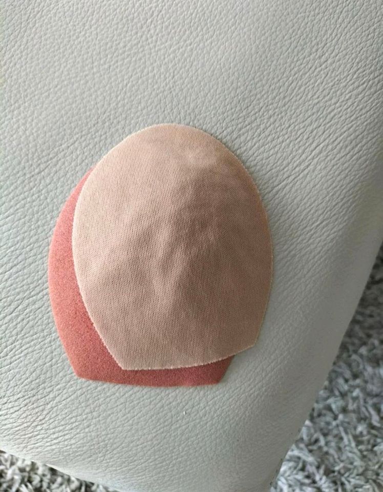 BH-Pad oval flach nude skin Cover Abdeckung in Schwieberdingen