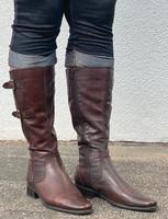 WIE NEU Caprice Lederstiefel braun Gr.41,5 Nordrhein-Westfalen - Düren Vorschau