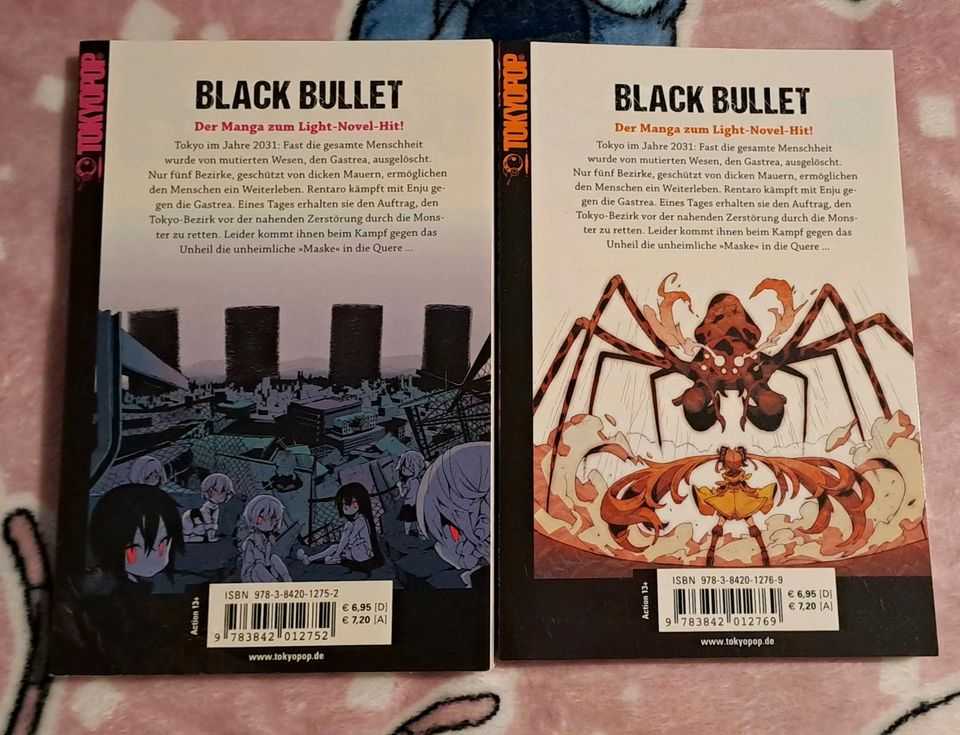 Manga Anime Tokyopop Black Bullet Novel 1&2 in Thüringen - Arnstadt, Comics gebraucht kaufen