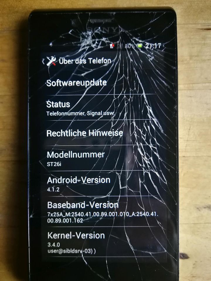 Sony xperia J (Sony ST26i) in Halle
