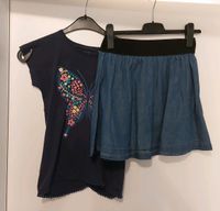 Jeans Rock NewYorker Größe S T-Shirt Set Gr 158 Niedersachsen - Nienstädt Vorschau