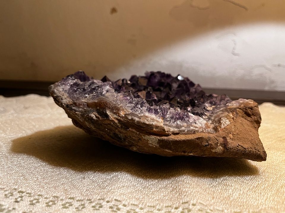 Versand inklusive! 1,3 kg Amethyst Druse, Heilstein, aus Nachlass in Hohenkirchen