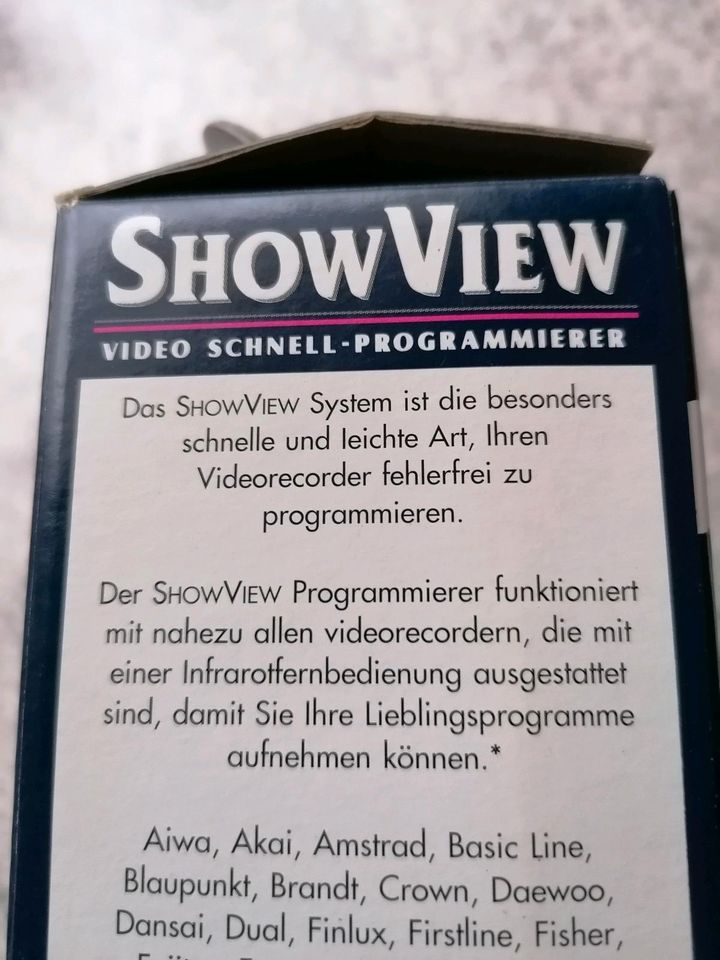 ShowView Video Schnellprogrammierer NEU in Bad Endbach
