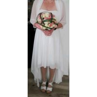 Hochzeitskleid Brautkleid Gr.40 weiß,Selene,mit Bolero + Schal Thüringen - Schkölen Vorschau