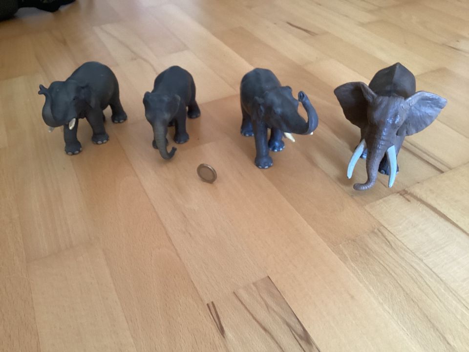 4 Elefanten von Schleich in Düsseldorf