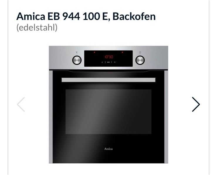 Backofen Autark Marke Amica sehr sauber wie Neu. Mit Garantie! in Berlin