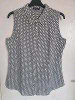 Manguum Ärmellose Bluse Gr. 42, schwarz/weiß Rheinland-Pfalz - Mommenheim Vorschau