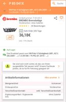 Bremsbeläge von Brembo für VW polo, SEAT, Skoda , Audi Nordrhein-Westfalen - Nettetal Vorschau