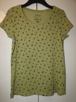 G!na Gina Damen T-shirt khaki grün blau Vögel S  36 Nordrhein-Westfalen - Mülheim (Ruhr) Vorschau