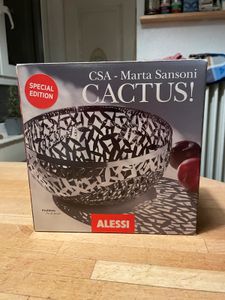 Alessi MSA16 Cactus! condiments set in steel and glass by CSA-Marta Sansoni