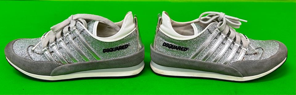 Dsquared2 Sneaker Silber Gr. 35 (Original) in Nürnberg (Mittelfr)