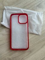 iPhone 13 Pro Max Hülle transparent roter Rahmen Nordrhein-Westfalen - Mönchengladbach Vorschau