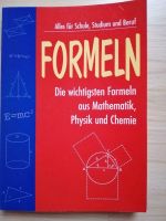 Formeln/ Die wichtigsten Formeln aus Mathe, Physik und Chemie Sachsen-Anhalt - Köthen (Anhalt) Vorschau