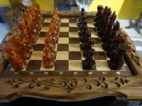 Schachspiel/ Schachfiguren aus Bernstein mit Damesteine Brandenburg - Kloster Lehnin Vorschau