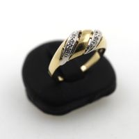 Diamant Ring 585 Gold 14 Kt Gelb- Weißgold Bicolor Innenstadt - Köln Altstadt Vorschau