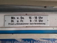 Emallieschild Sprechstunden ca. 40x10cmp Hessen - Friedrichsdorf Vorschau