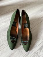 Vintage pumps high heels kitten Grün Wildleder Leder Kreis Pinneberg - Tornesch Vorschau