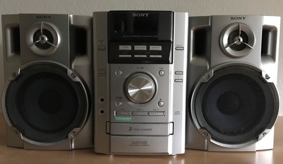 Hi-Fi System Anlage Sony MHC-EC50 50 Watt Stereoanlage, CD, MP3 in Schwäbisch Hall