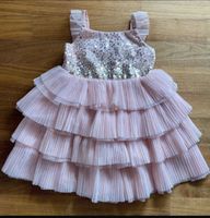 Kleid rosa Glitzer Größe 92 wie NEU Pailletten Mädchen Baden-Württemberg - Mögglingen Vorschau