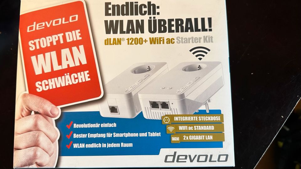 Devolo DLAN 1200+ Starter Kit/ 1200+ Ergänzung/ Powerline LAN in Bad Saarow