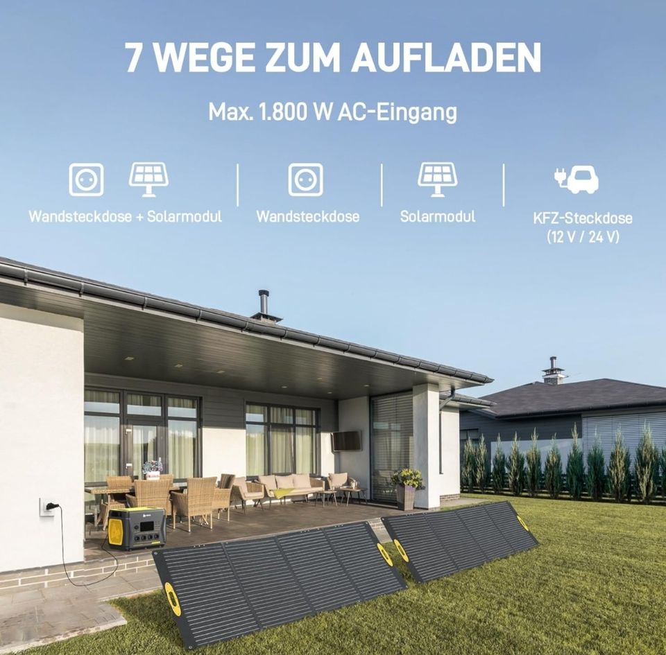 AlphaESS Tragbare Powerstation BlackBee2000 Plus, 2203 Wh in Obertshausen