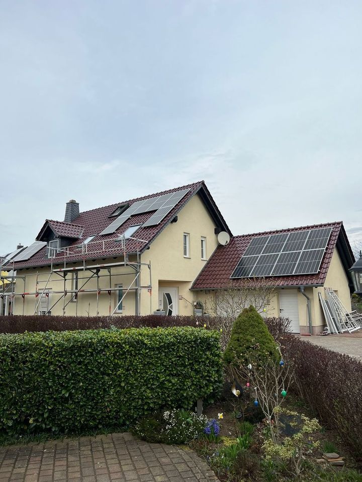 Photovoltaik-Anlage mit Speicher 10,32kW + 10,0kWh Speicher - Module + Wechselrichter + Speicher + Smartmeter + Unterkonstruktion + Montage +Anschluss +  Anmeldung - PV SOLAR in Leipzig