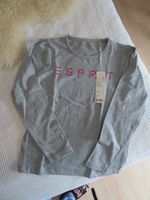 Esprit - Shirt langärml.,Gr.128/134 Fb:grau,neu m.Etikett NP:9,99 Sachsen-Anhalt - Halle Vorschau