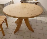 Runder Tisch, massives Holz, ausziehbar, guter Zustand Stapel (bei Husum) - Norderstapel Vorschau