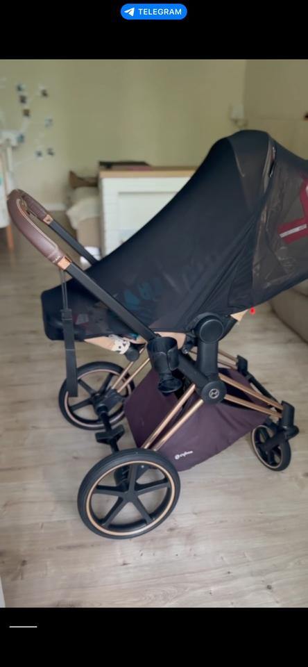 Kinderwagen Cybex Platinum Priam Roségold One Love von Karolina K in Bremen