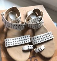 Zara flache Ledersandalen 39 mit Nieten Köln - Mülheim Vorschau