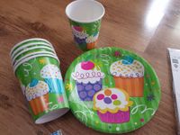 Geburtstag Party Deko Cupcake Folienballon Pappteller Becher neu Niedersachsen - Osnabrück Vorschau