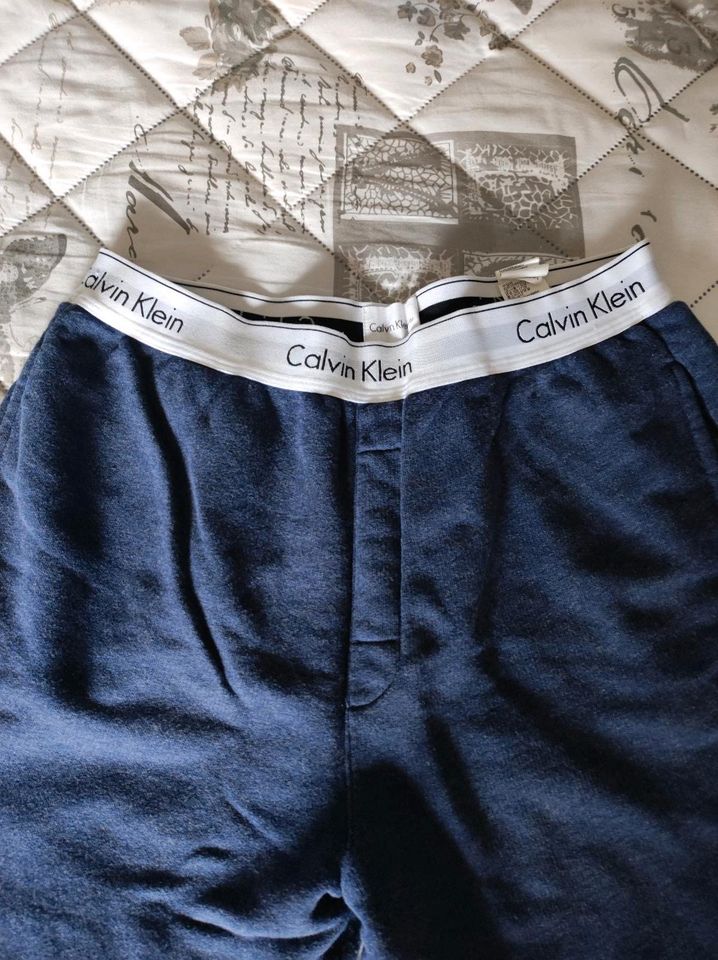 Calvin Klein Jogginghose NEU M Blau Mode Hose Kleidung Designer in Kernen im Remstal