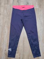 Adidas Laufhose Leggings lang Gr. L 42/44 lila orange Sport Niedersachsen - Badbergen Vorschau