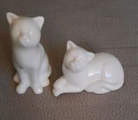 Zwei Katzen Keramik Porzellan Set Niedersachsen - Ganderkesee Vorschau