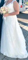 Brautkleid Hochzeitskleid A-Linie Kleid ivory Schleppe Bayern - Bachhagel Vorschau